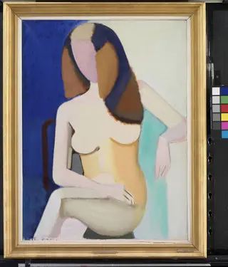 Seated Female Nude
