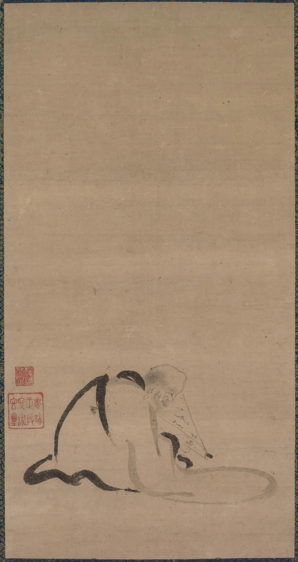 Seated Priest, unspecified, 1611