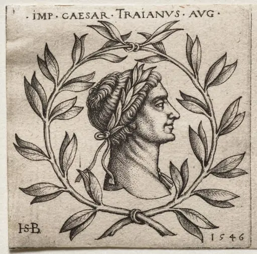 Bust of Emperor Trajan, by Sebald Beham