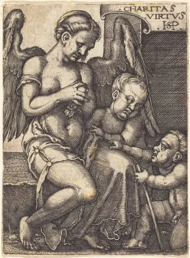 Charitas (Charity), by Sebald Beham