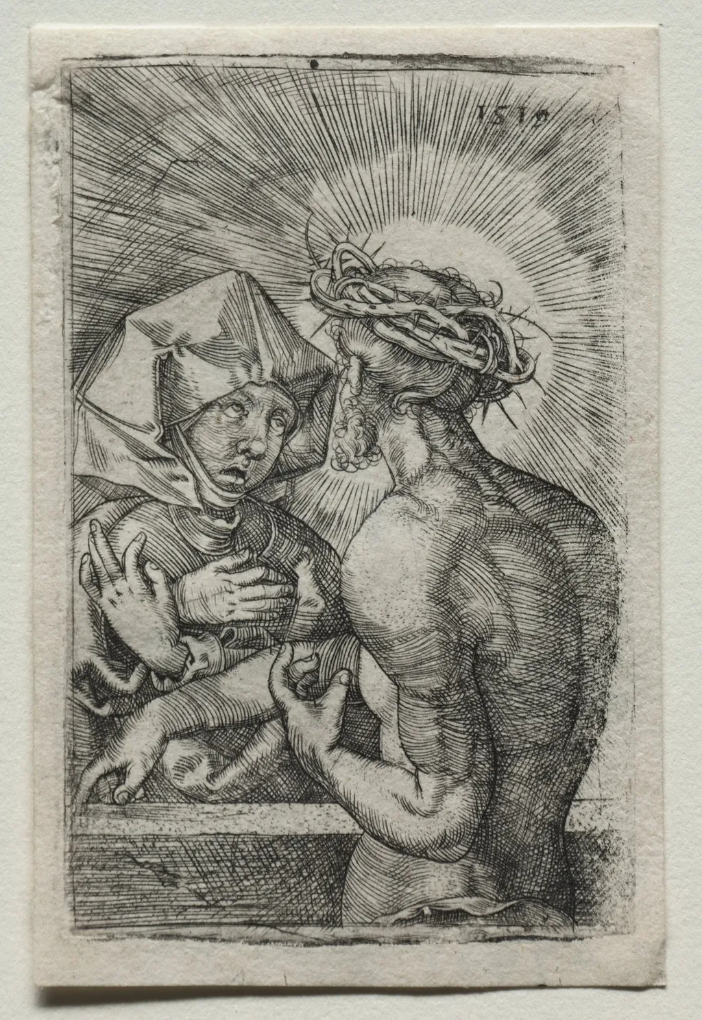 Christ and the Virgin, by Sebald Beham, 1519