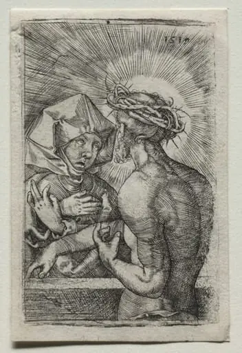 Christ and the Virgin, by Sebald Beham