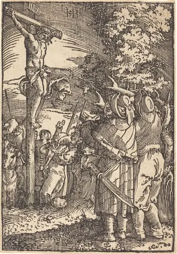Christ on the Cross, by Sebald Beham