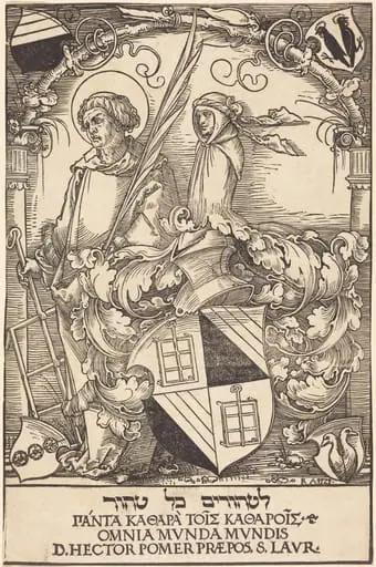 Coat of Arms of Hector Pömer, by Sebald Beham