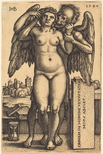 Death and the Maiden, by Sebald Beham