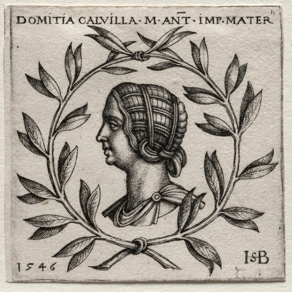 Domitia Calvilla, by Sebald Beham, 1546