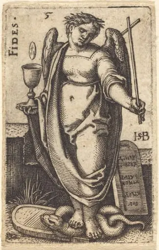 Fides (Faith), by Sebald Beham