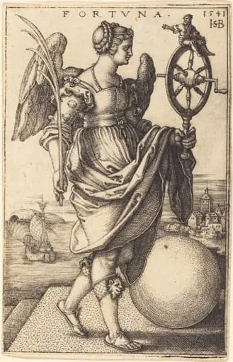 Fortuna (Fortune), by Sebald Beham