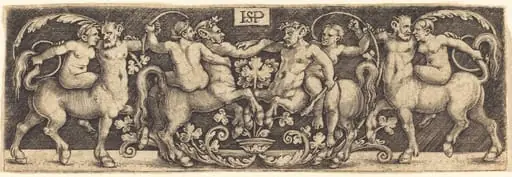 Frieze with Centaurs, by Sebald Beham