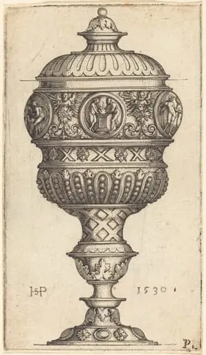 Goblet with Medallions, by Sebald Beham