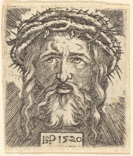 Head of Christ, by Sebald Beham