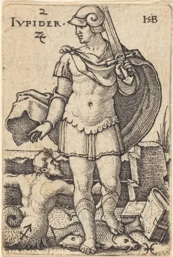 Jupiter, by Sebald Beham