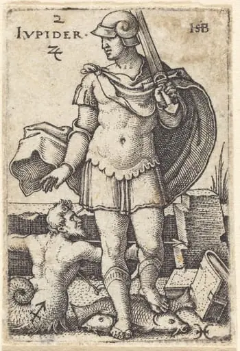 Jupiter, by Sebald Beham