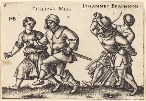 May and June, by Sebald Beham