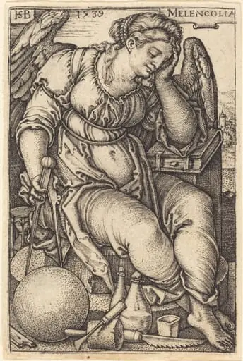 Melencolia (Melancholy), by Sebald Beham