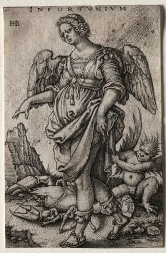 Misfortune, by Sebald Beham