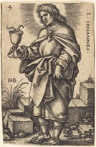 Saint John, by Sebald Beham