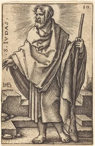 Saint Judas Thaddaeus, by Sebald Beham