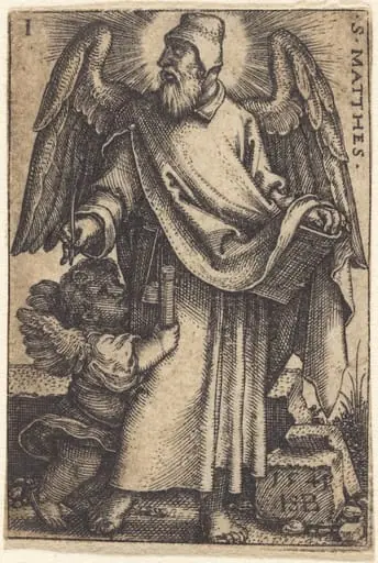 Saint Matthew, by Sebald Beham