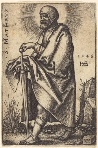 Saint Matthew, by Sebald Beham