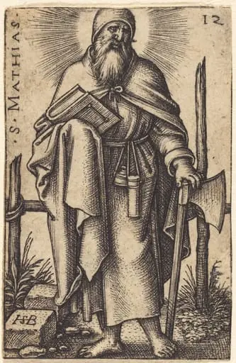 Saint Matthias, by Sebald Beham