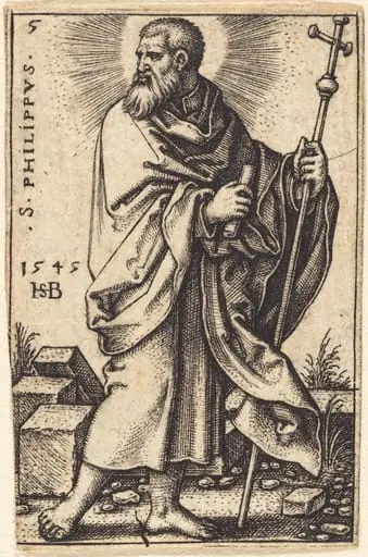 Saint Philip, by Sebald Beham