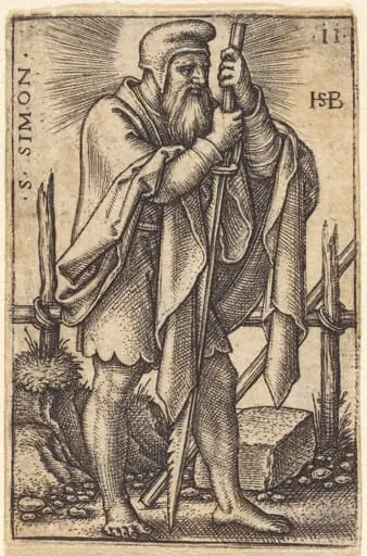 Saint Simon, by Sebald Beham