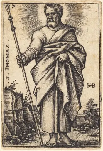 Saint Thomas, by Sebald Beham
