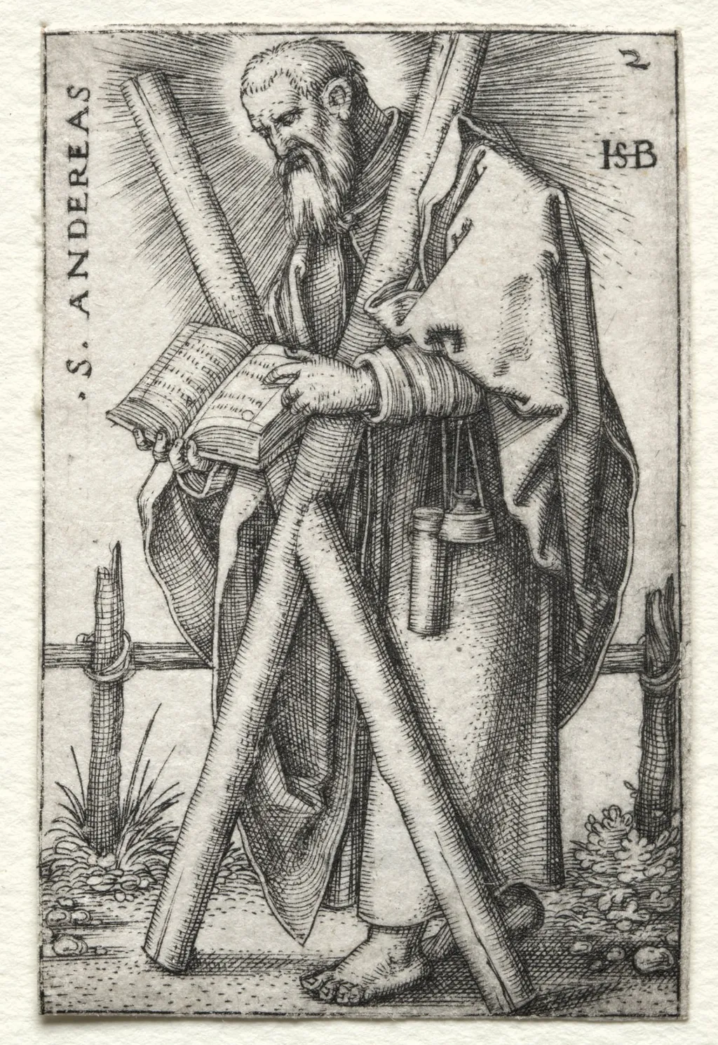 St. Andrew, by Sebald Beham, 1546