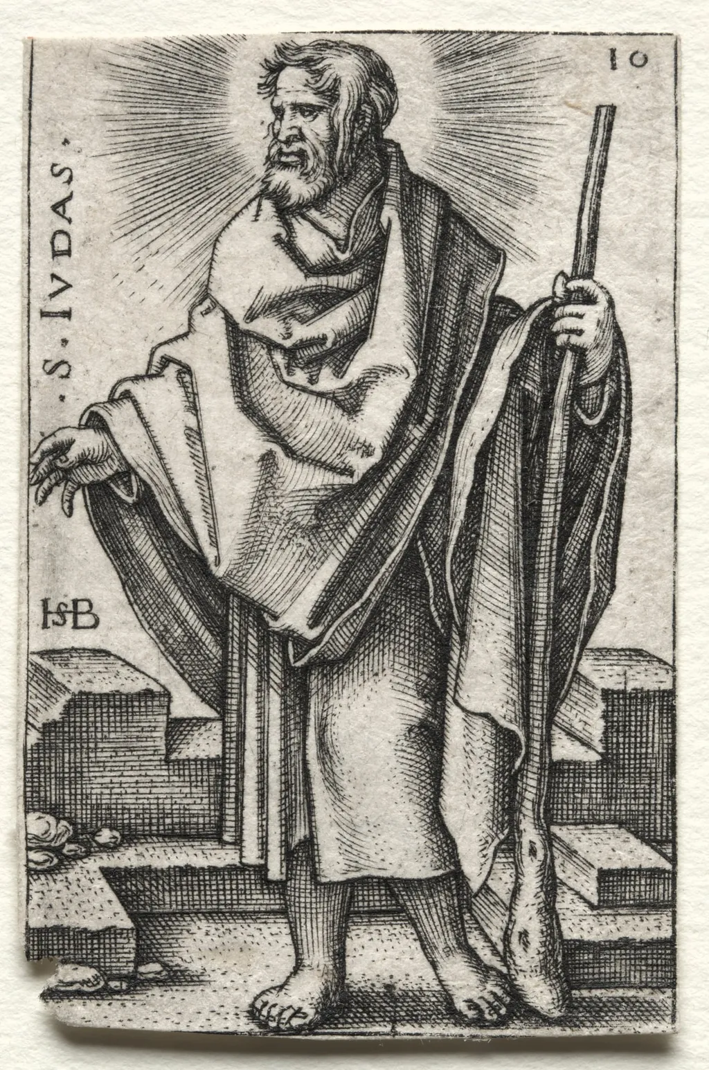 St. Judas, by Sebald Beham, 1546