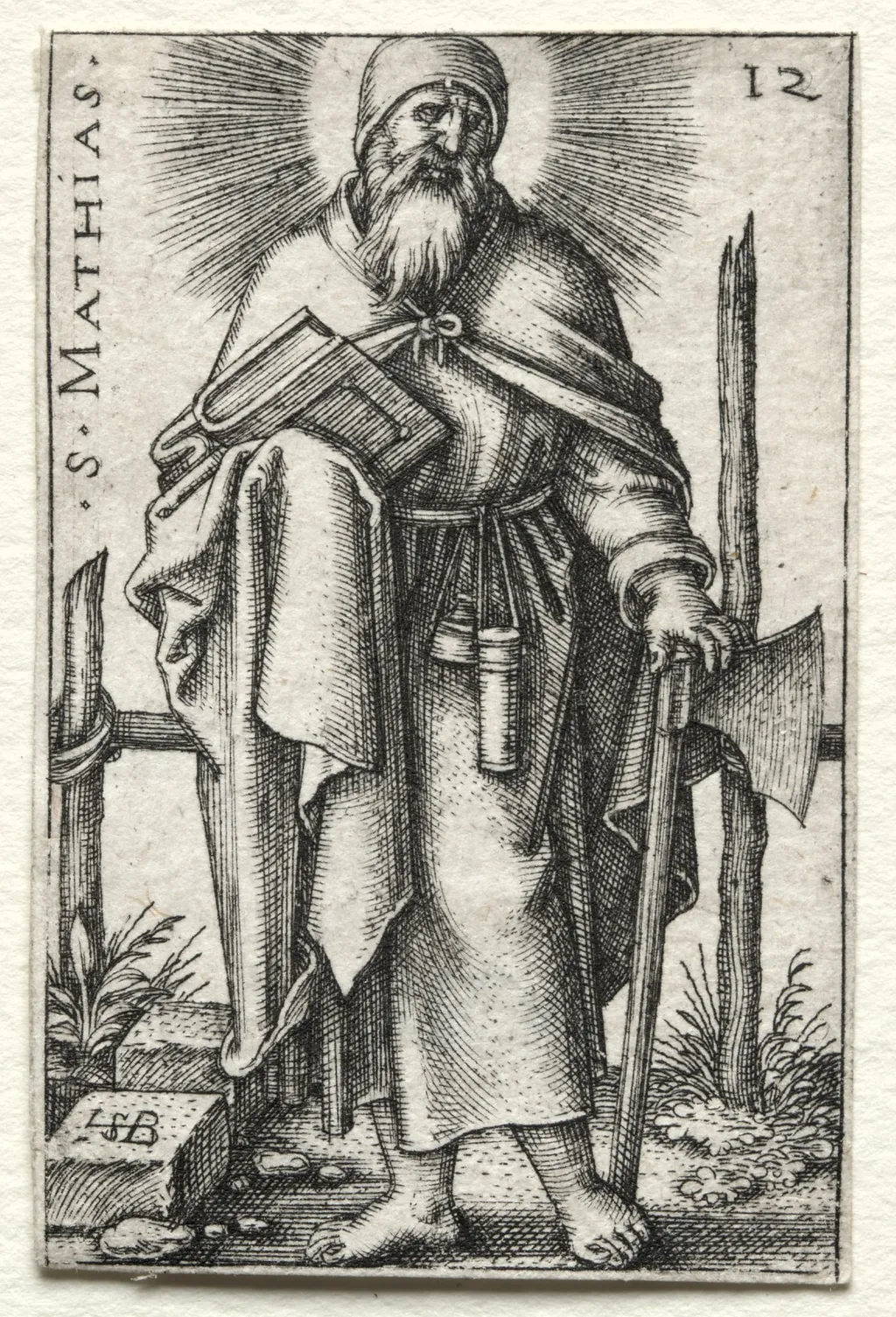 St. Matthew, by Sebald Beham, 1546
