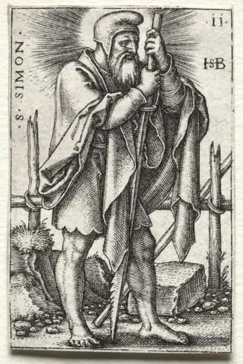 St. Simon, by Sebald Beham
