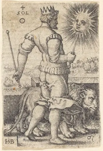 Sun, by Sebald Beham