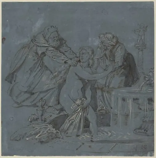 Susanna and the Elders, by Sebald Beham