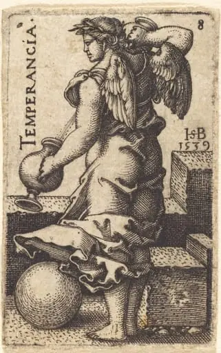 Temperancia (Temperance), by Sebald Beham