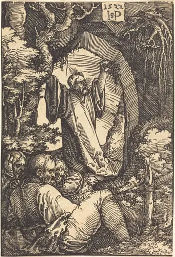The Agony in the Garden, by Sebald Beham