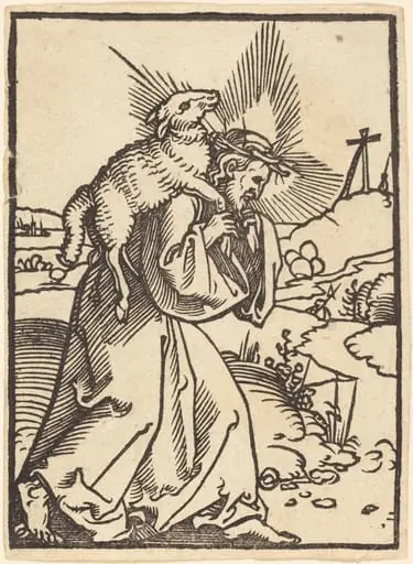 The Good Shepherd, by Sebald Beham
