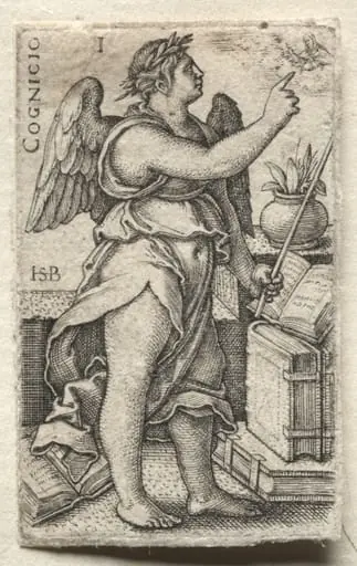 The Knowledge of God and the Seven Cardinal Virtues, by Sebald Beham