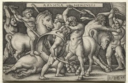 The Labors of Hercules, by Sebald Beham