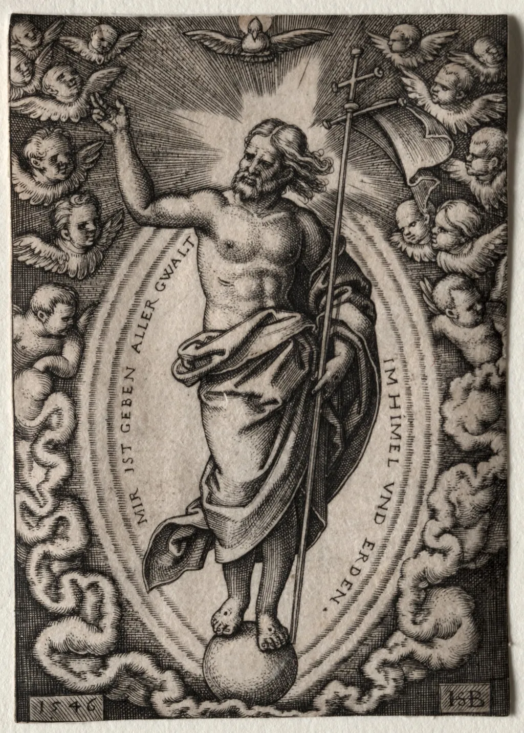 The Saviour, by Sebald Beham, 1546
