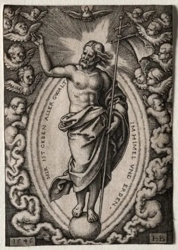 The Saviour, by Sebald Beham
