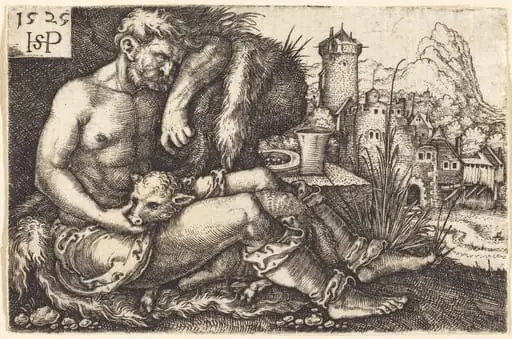 The Shepherd, by Sebald Beham