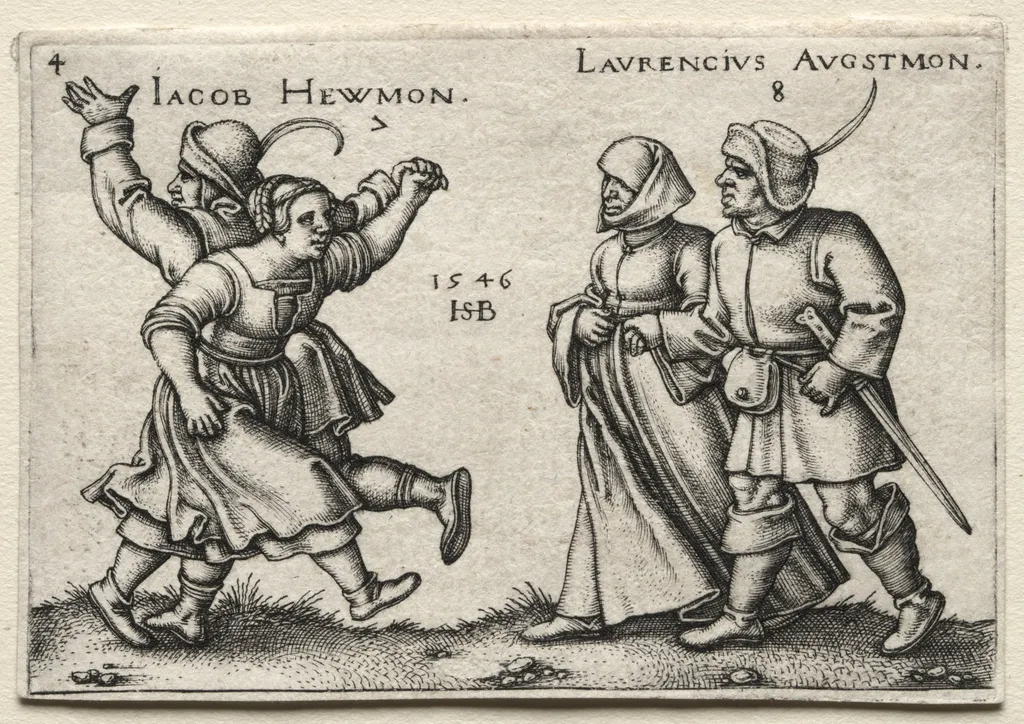 The Village Wedding: Jacob Hewmon, by Sebald Beham, 1546