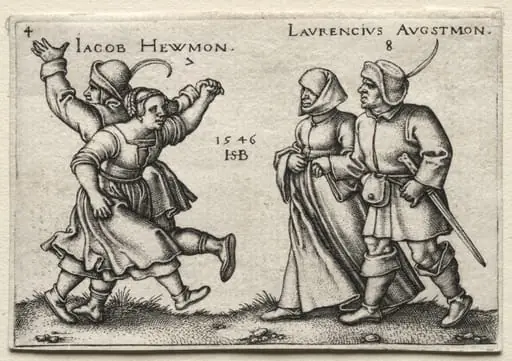 The Village Wedding: Jacob Hewmon, by Sebald Beham