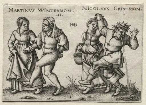 The Village Wedding: Martinus Wintermon, by Sebald Beham