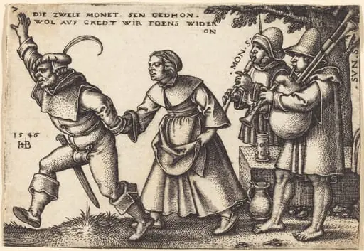 The Year's End, by Sebald Beham