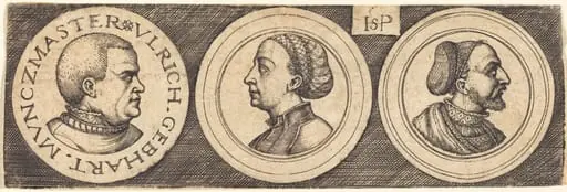 Three Medals with Portraits, by Sebald Beham