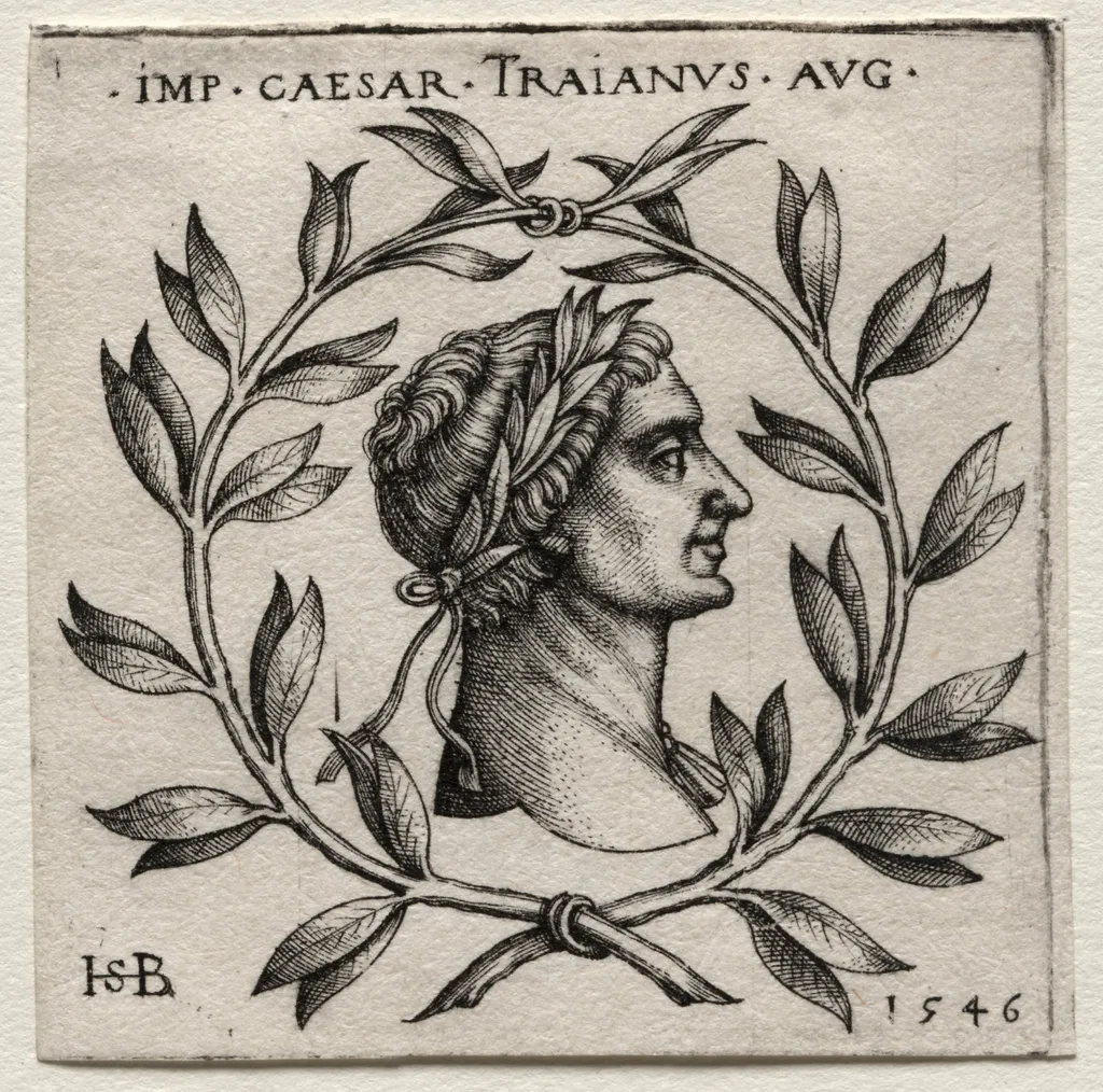 Trajan, by Sebald Beham, 1546