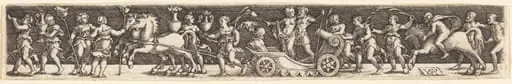 Triumphal Procession, by Sebald Beham