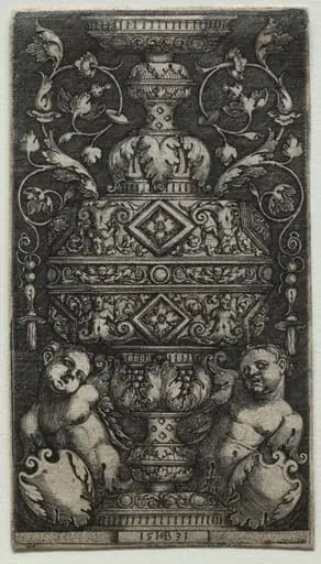Vase Orné d'Enfans, by Sebald Beham